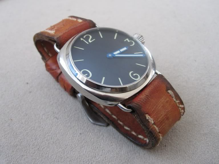 How do you 'age' a leather strap